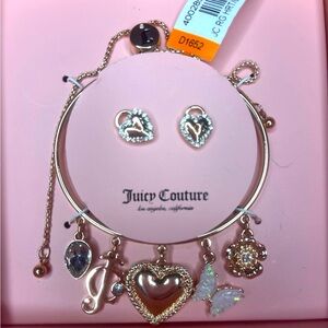 Juicy Couture gold Charm Bracelet